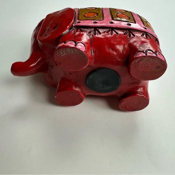 Vintage Pride Creation 60’s-70’s Mod Kitschy Retro Elephant Money Bank